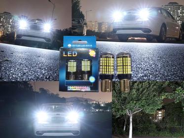 Lampe LED 1 Plot Blanc /Ampoules LED Voiture Haute Luminosité – Douille P21 W