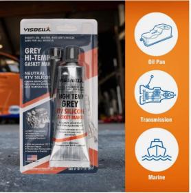 VISBELLA Joint Liquide Haute Température - Colle Silicone pour Moteur et Pression Elevée GRIS 